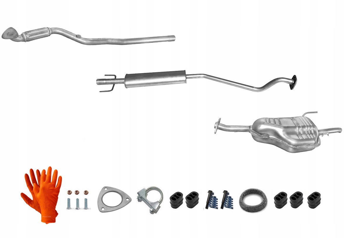Opel Astra G 1.4i 16V 66kW (2000-9/2000) Kombi Výfukový Systém