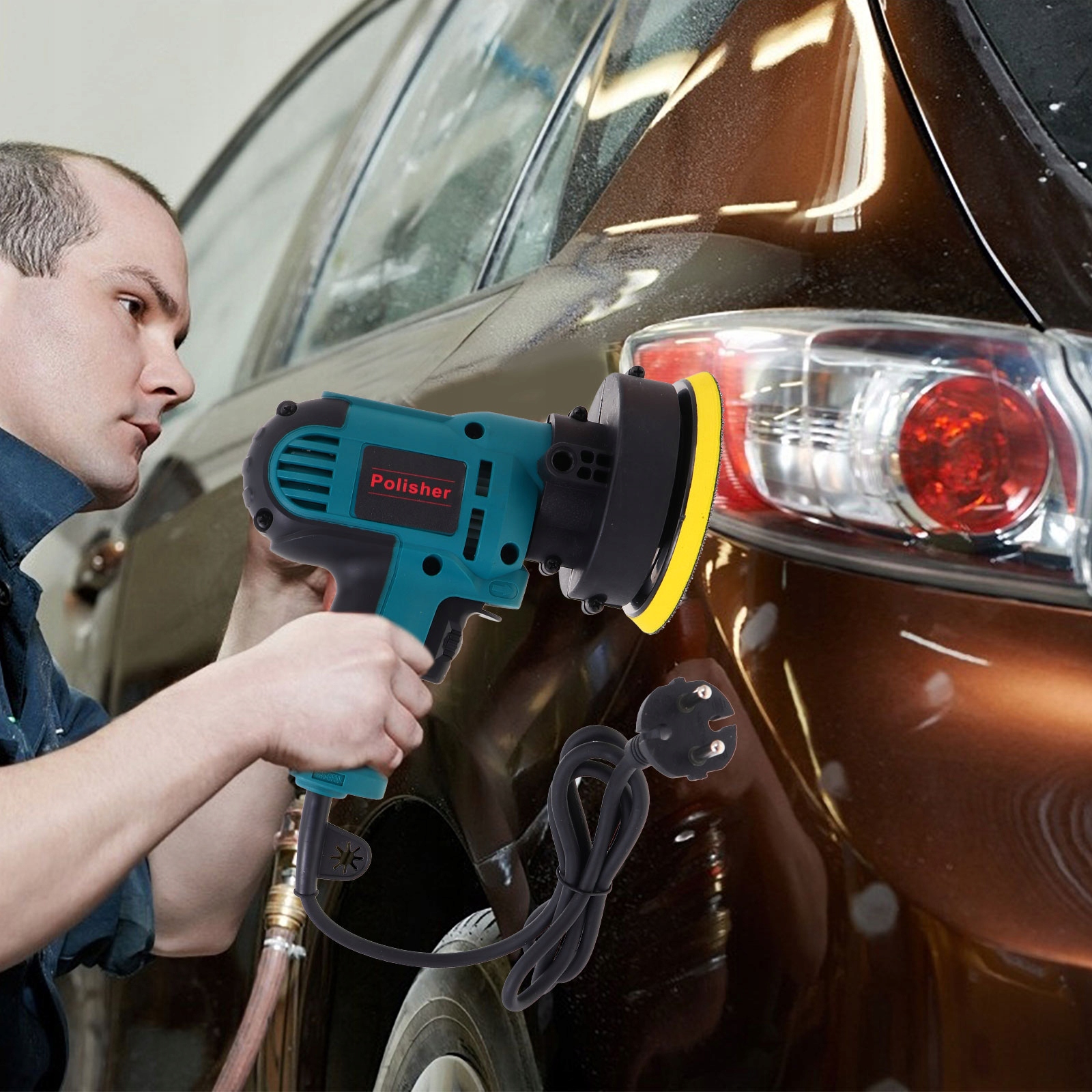 MASZYNA POLERSKA WOSKOWANIE ELEKTRONARZĘDZIA SZLIFIERKA Marka bez marki