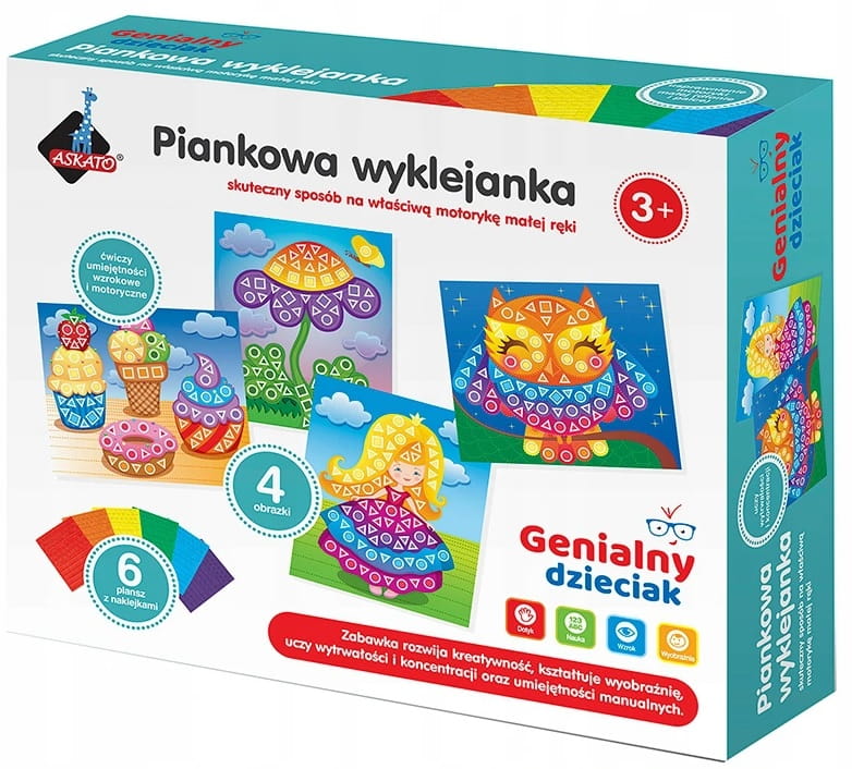 GENIALNY DZIECIAK MOZAIKA DO WYKLEJANIA