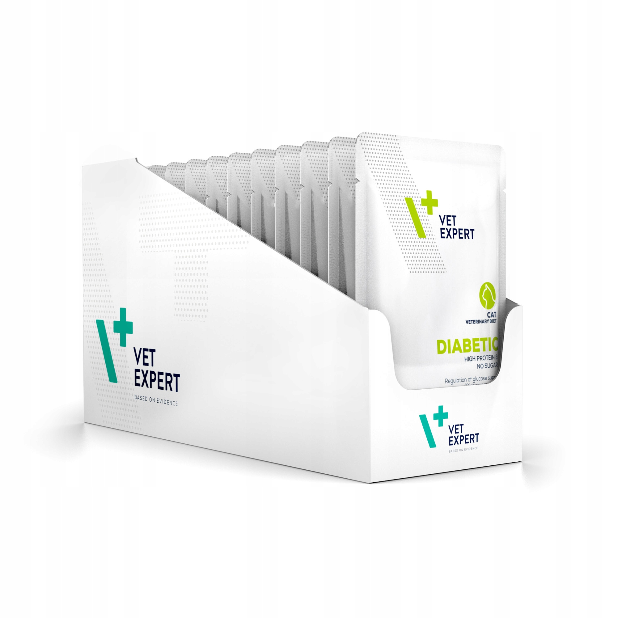 Mokra karma dla kota cukrzyca Vet Expert Diabetic Cat weterynaryjna 12x100g