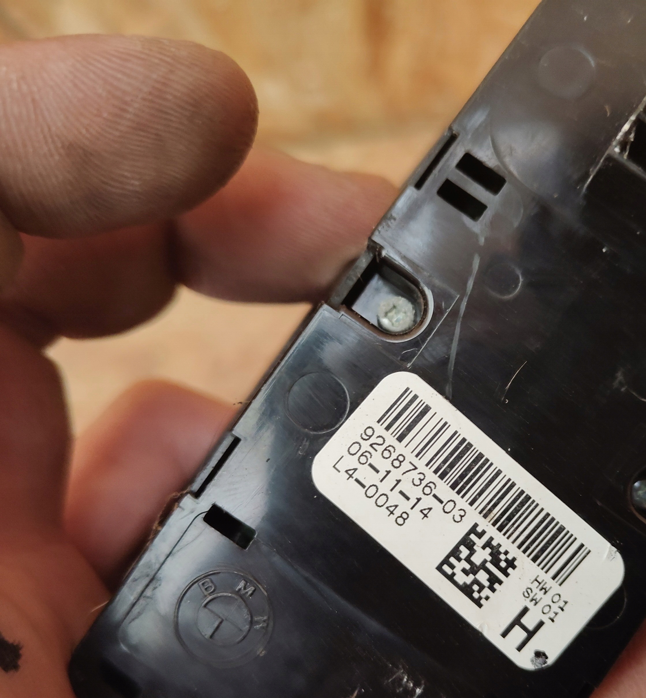 window control switch left BMW OE 9268736-03