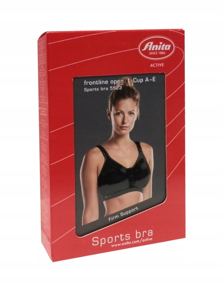 Podprsenka Anita Frontline 5523 Sportovní Kompresní Černá vel. 80B