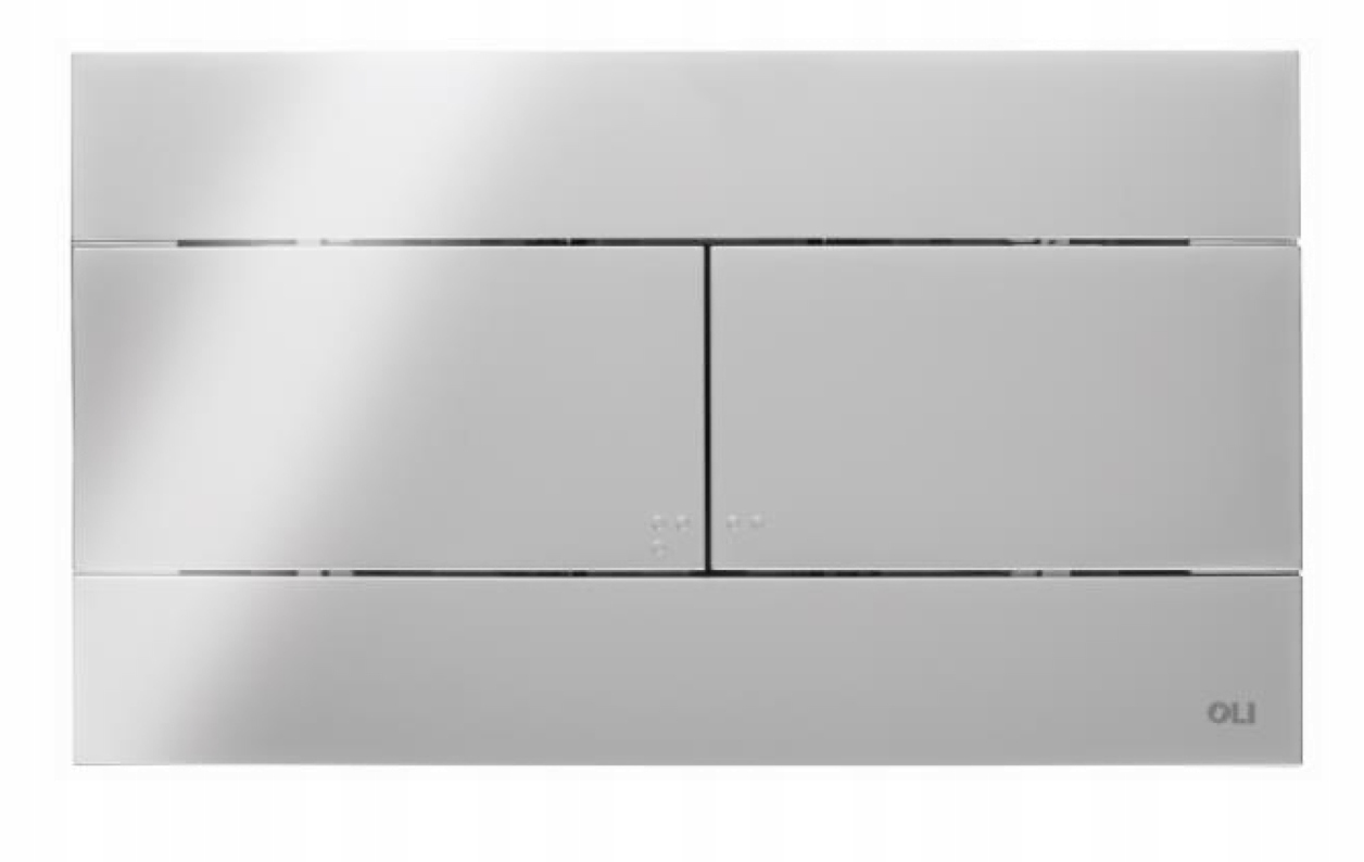 Splachovacie tlačidlo pre koleso Slim Oli chróm