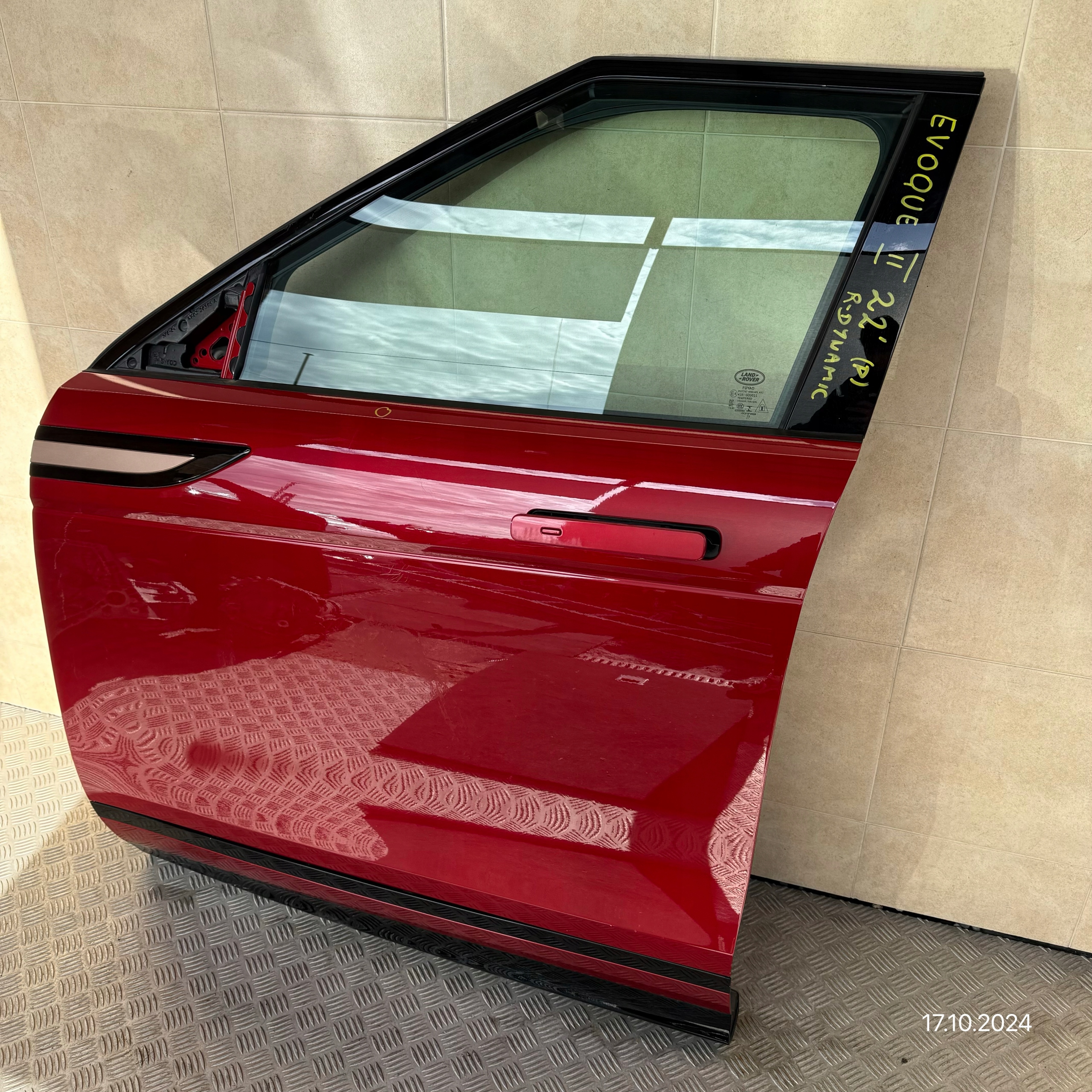 door complete front left RANGE ROVER EVOQUE II R-DYNAMIC 2022 ROK