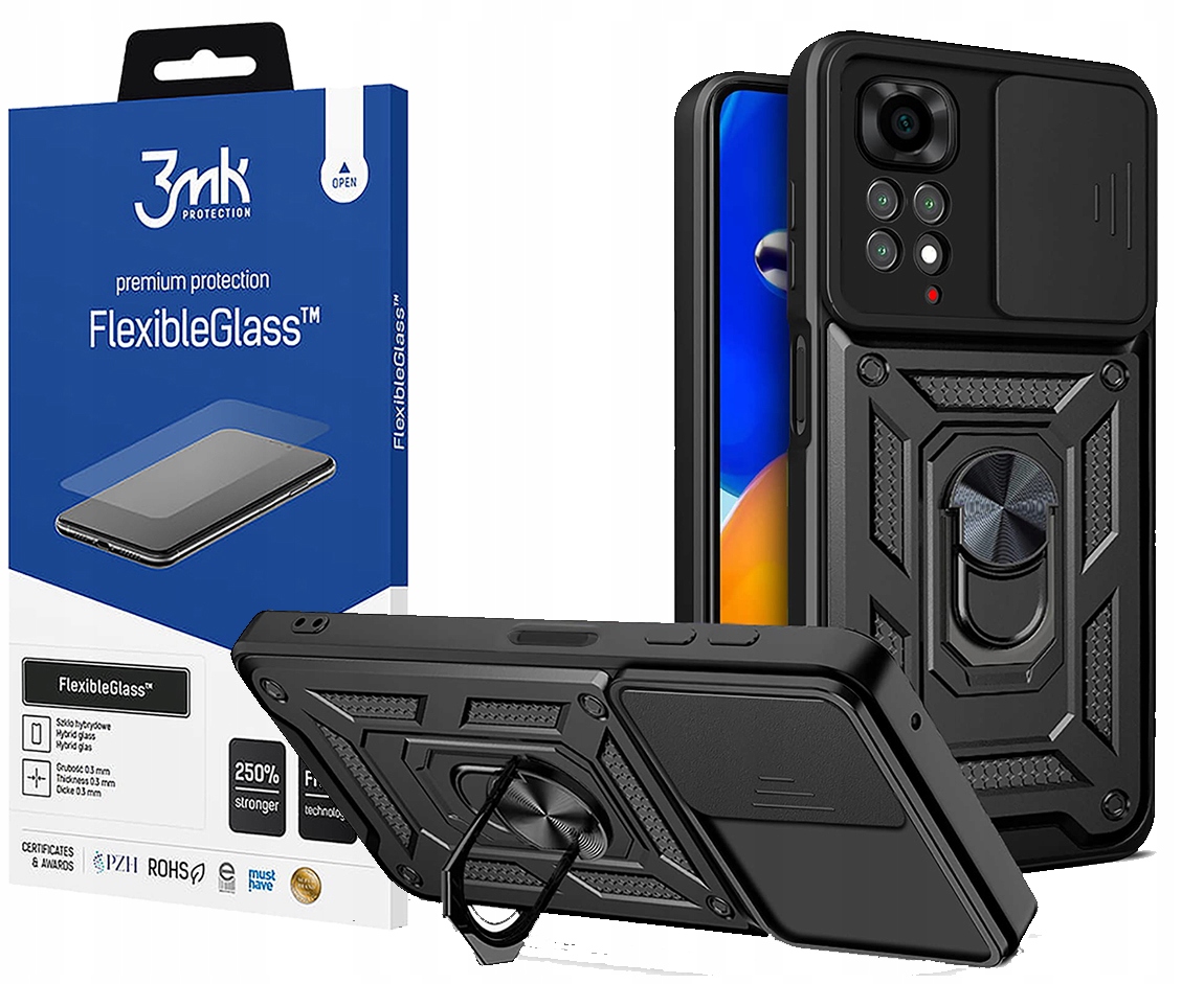 

Etui Case do Xiaomi Redmi Note 11 Pro Szkło 3MK