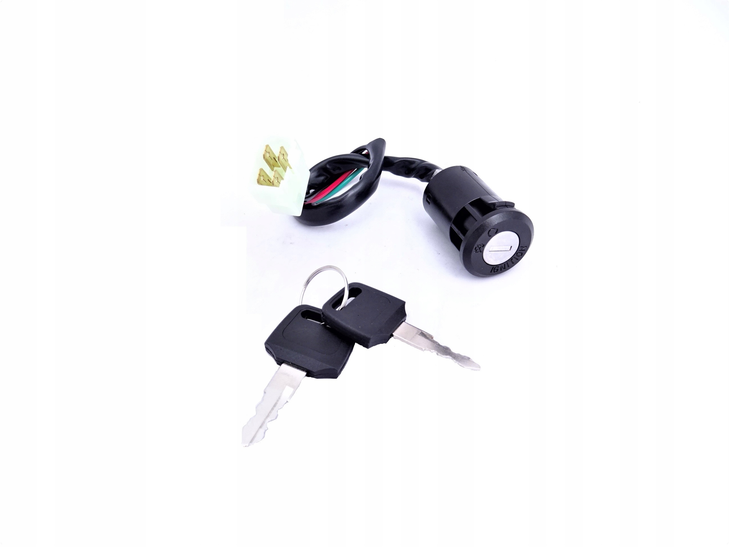 STACYJKA KPL. ATV 200 (4 PINY-MĘSKA) Z KLUCZYKAMI