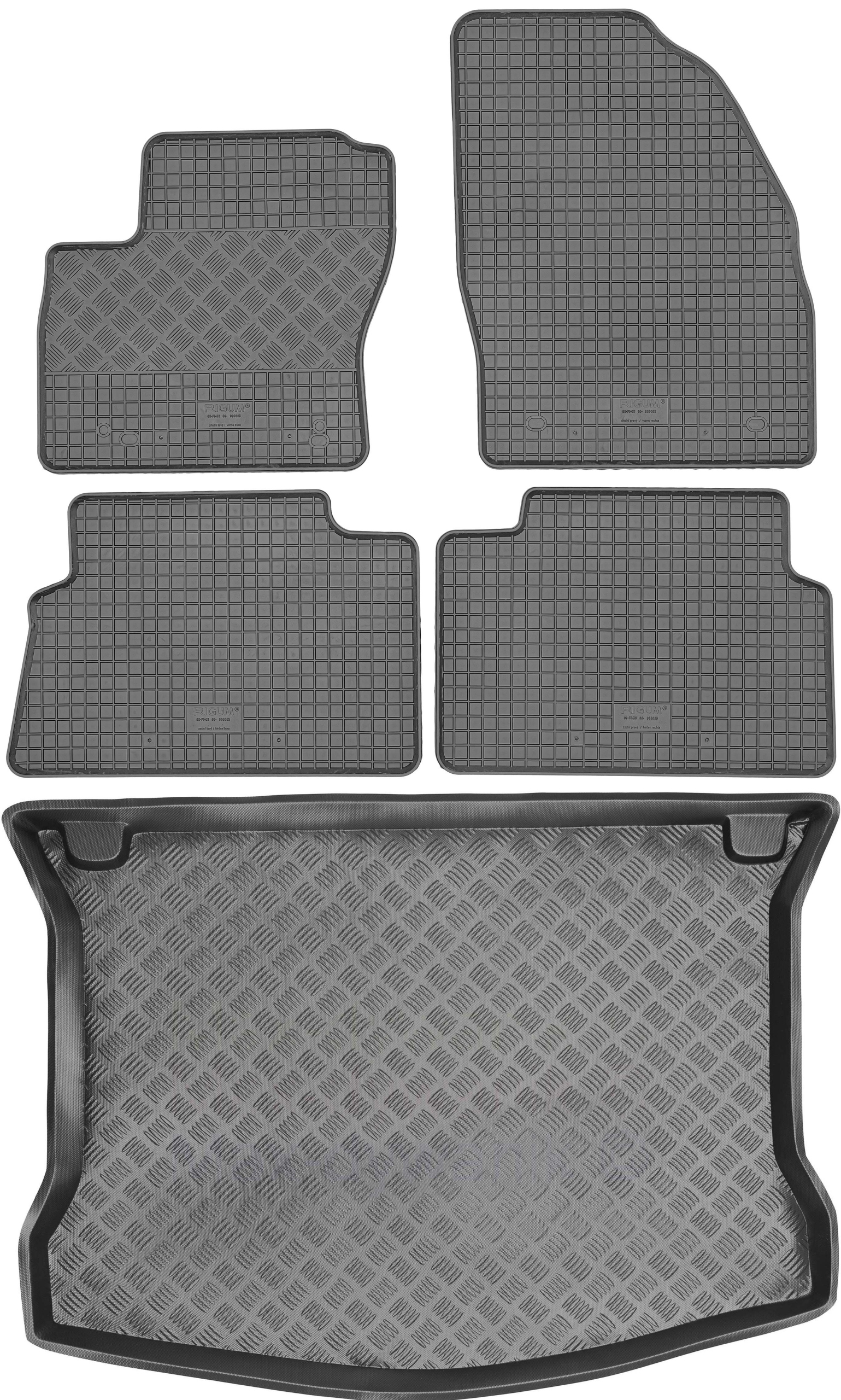Ford Kuga Suv 2008-2013 Sada kobercov Rigum podložka Mix-Plast