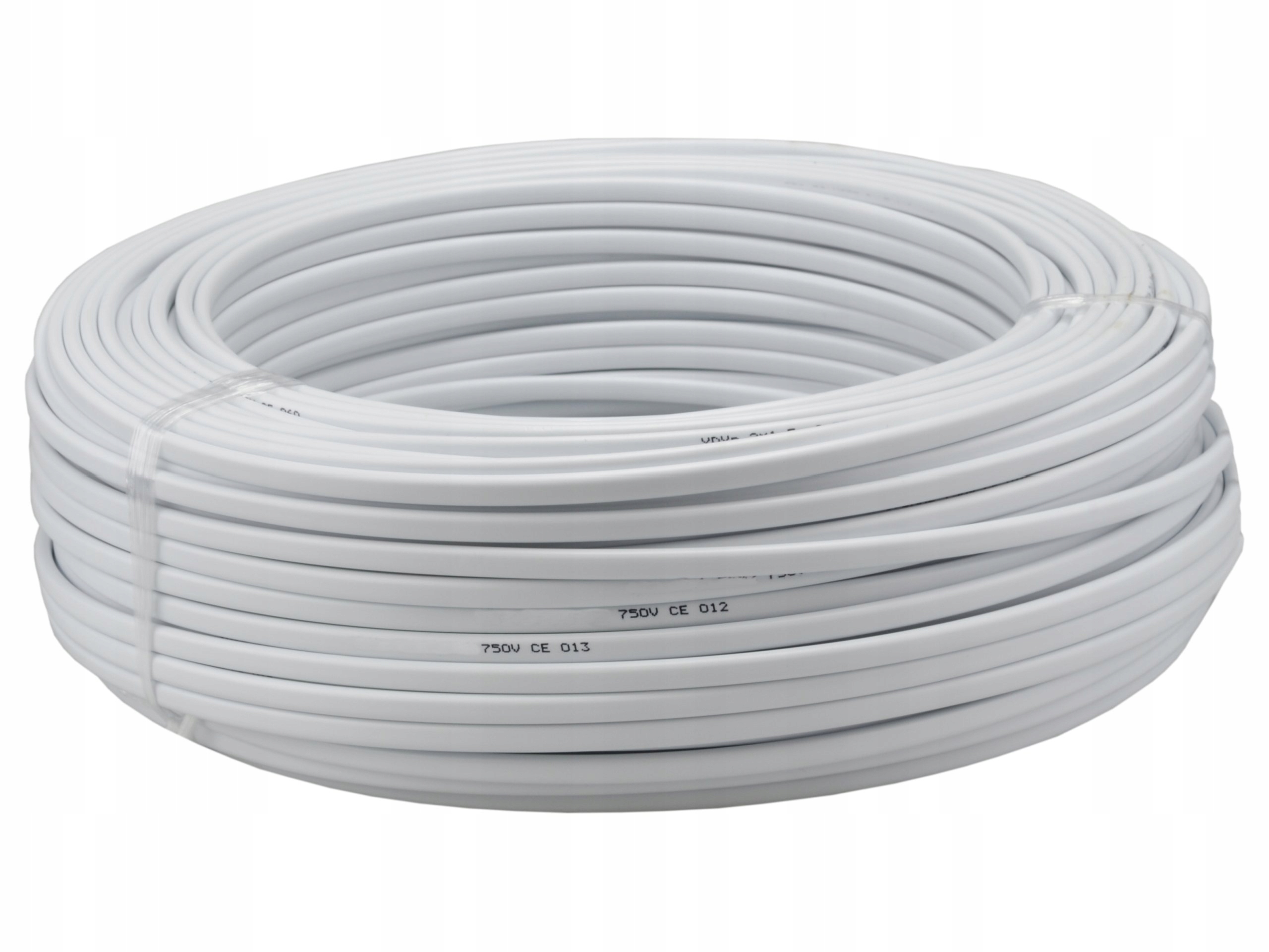 Przewód kabel prądowy YDYp 3x1,5mm2 450/750V płaski drut Miedź 100m