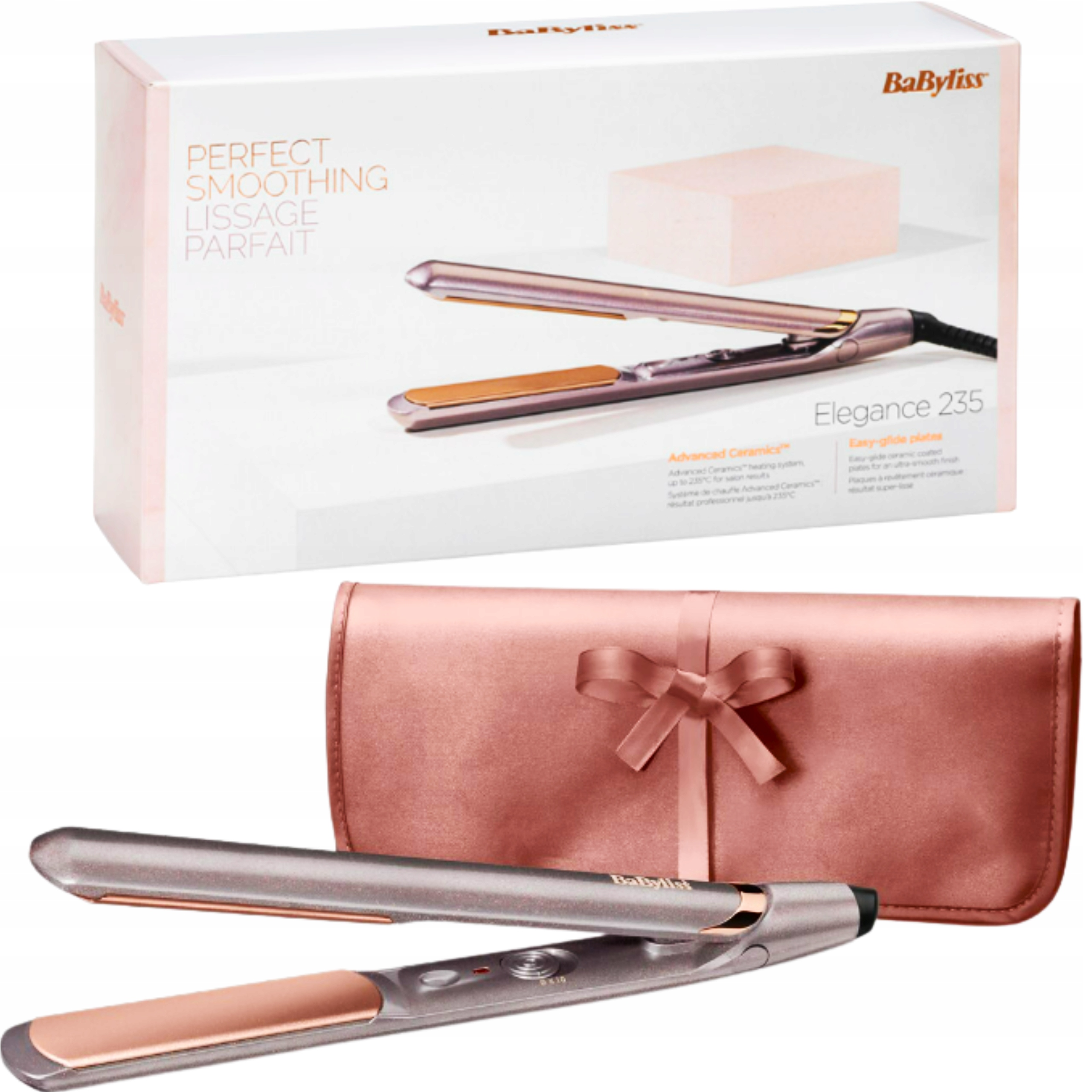 Prostownica do włosów Regulowana Etui Ceramiczne Płytki Do Prostowania