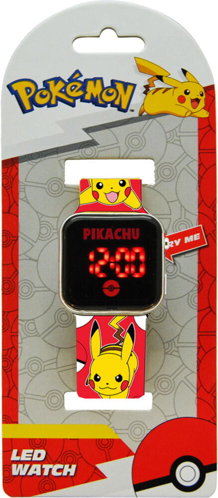 Zegarek dziecięcy LED Pokemon Kids Czerwony