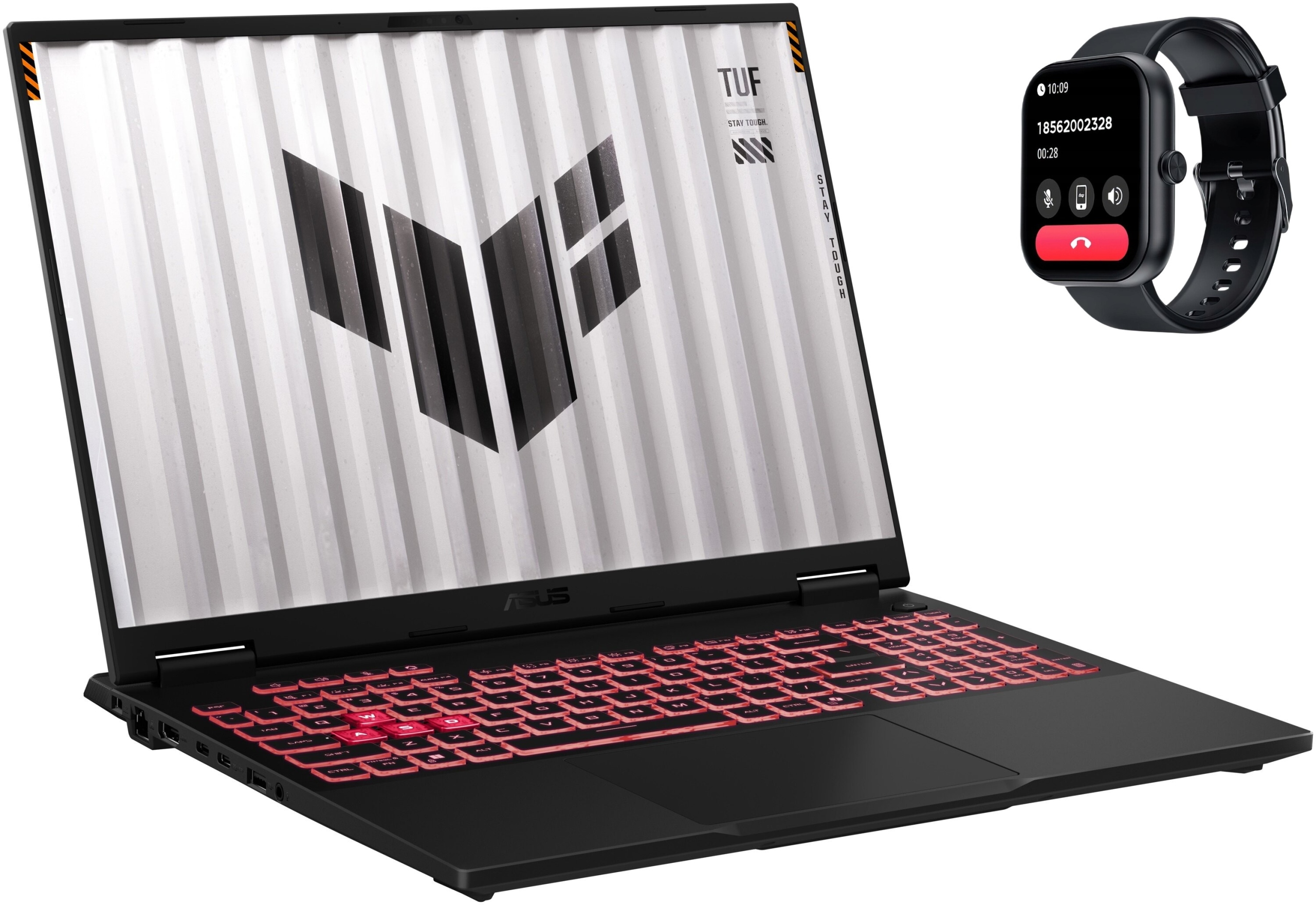 Laptop Asus Tuf A16 144Hz Ryzen 7 DDR5 16GB 2TB Rtx 5060 W11+ Smartwatch