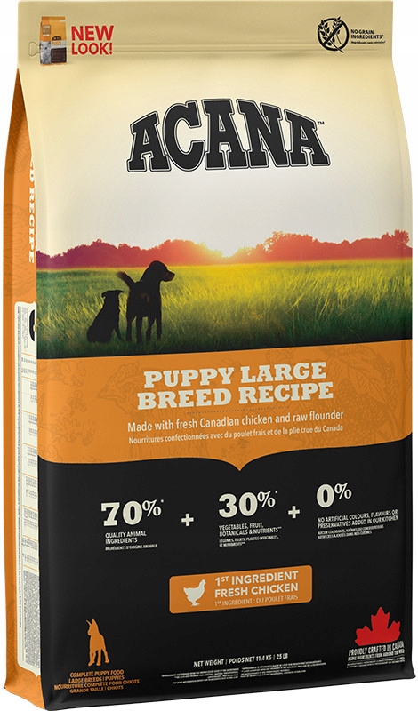 Acana Puppy Large Breed Heritage 11,4kg kurczak