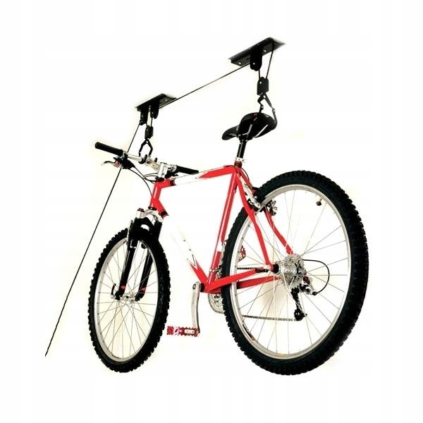 WIESZAK NA ROWER UCHWYT ROWEROWY SUFITOWY WINDA Materiał dominujący tworzywo sztuczne