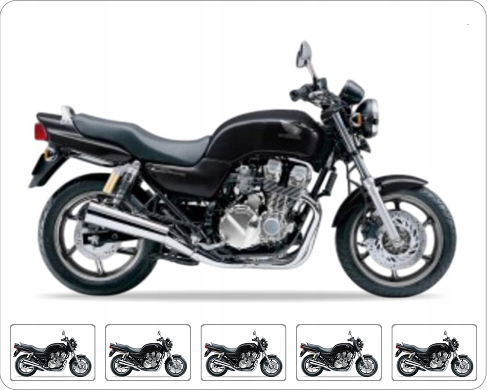 Samolepky Juula Pro Honda Cb 750 Seven Fifty 1992-1994 Černé