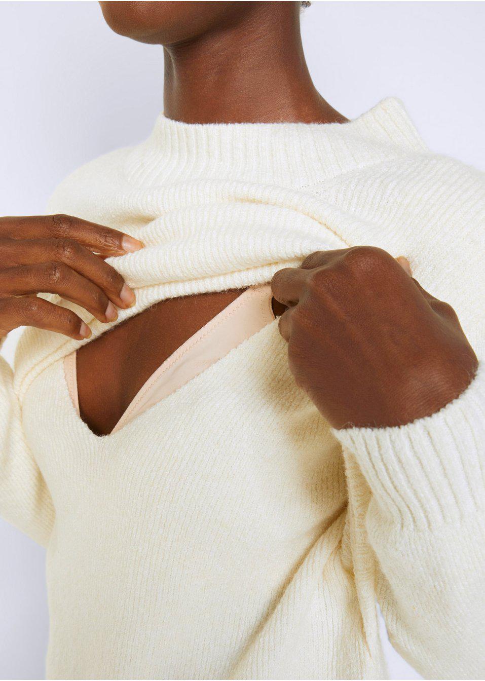 SWETER CIĄŻOWY I DO KARMIENIA__52/54 Płeć kobieta