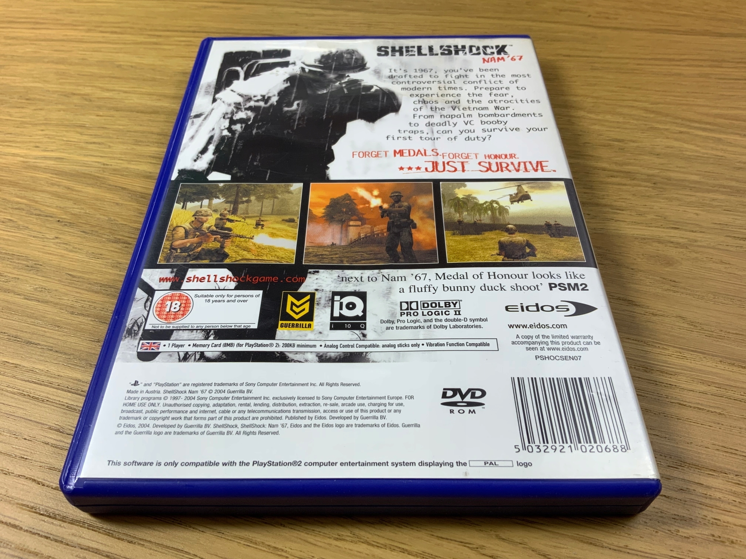 SHELLSHOCK NAM' 67 komplet premierowy PS2 Producent Guerrilla Games