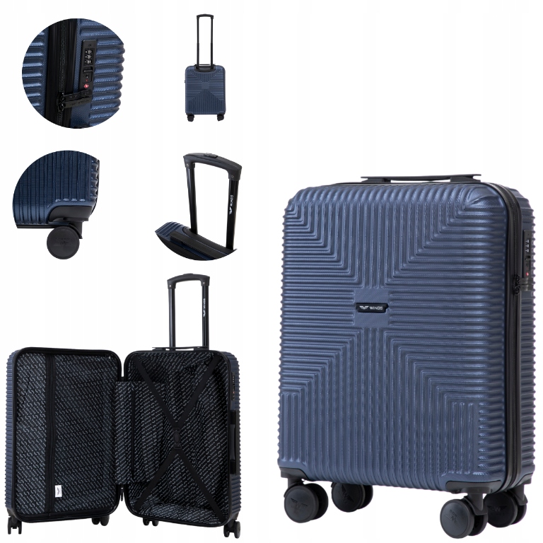 Kabinový kufr S Wings 20" 31L Tsa zámek, recyklovaný polykarbonát City Break