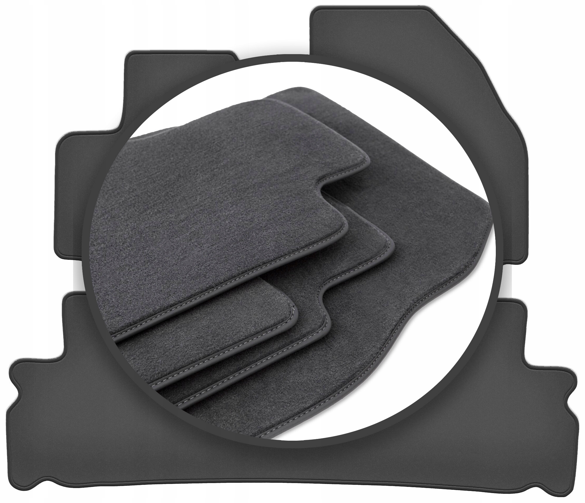 Prémiové koberčeky do auta pre: Ford Galaxy MK2 minivan (2006-2012)