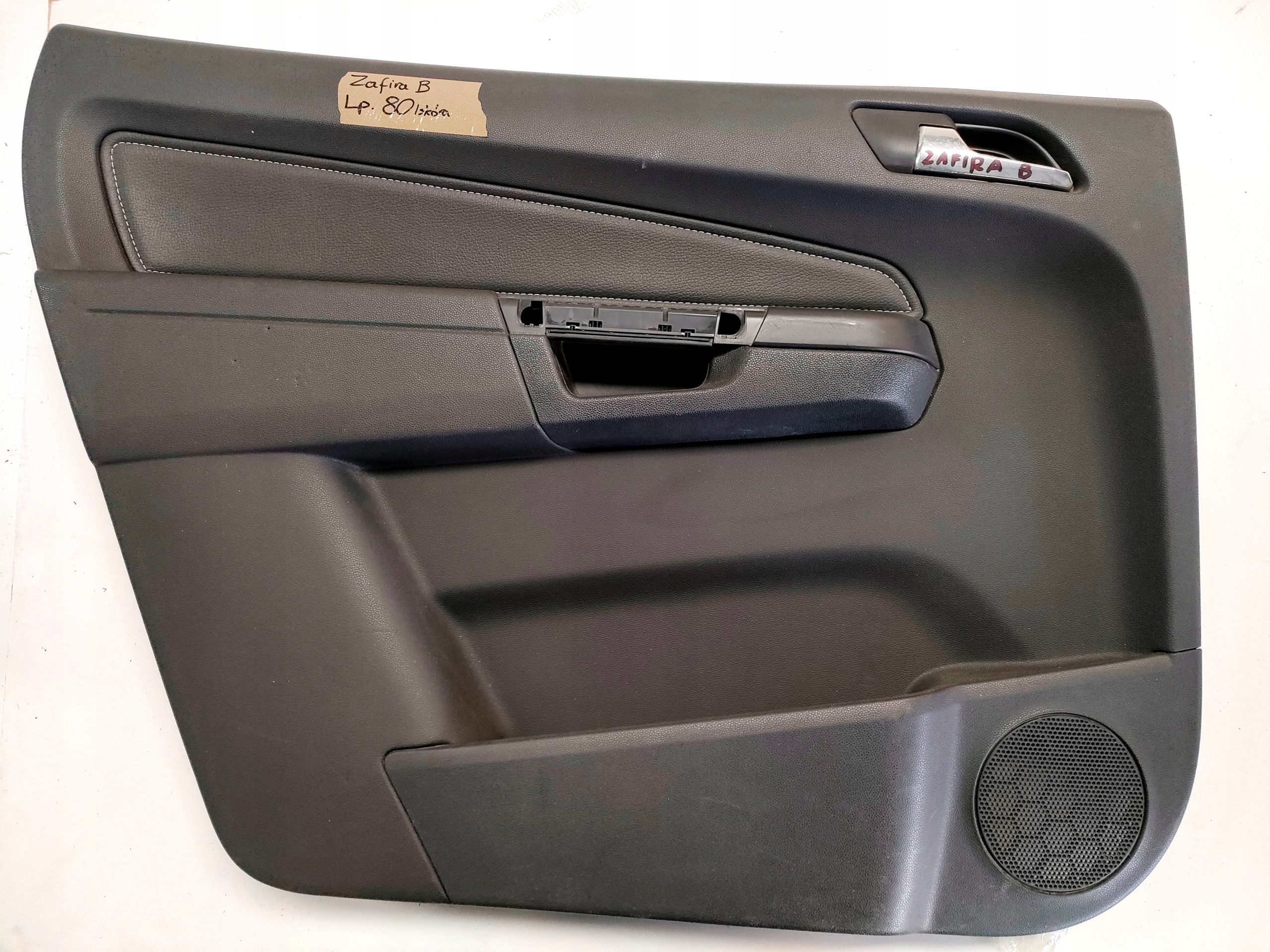 BOCZEK TAPICERKA DRZWI TYŁ OPEL ZAFIRA B SKÓRA