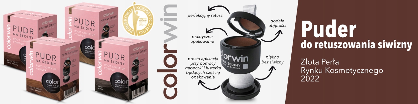 Tonery do włosów colorwin CIEMNY BRĄZ Marka Colorwin