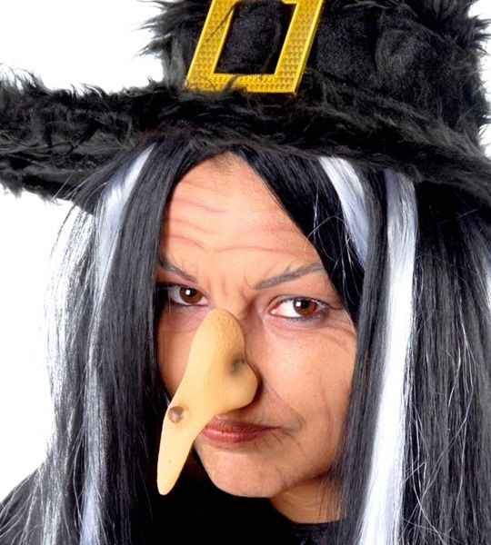 

Nos Na Gumce Wiedźmy Zakrzywiony Gumowy Czarownicy