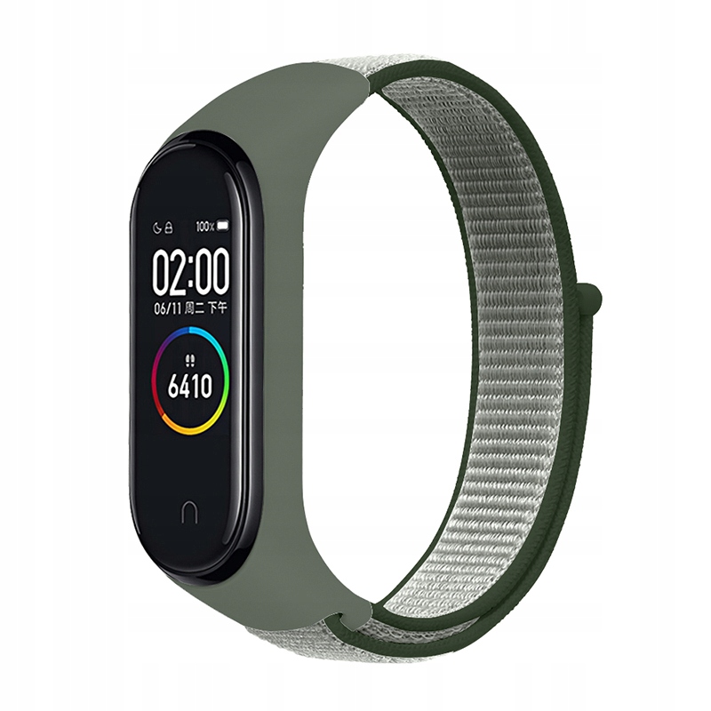 

Opaska Sportowa Nylon Xiaomi Band 3 4 5 6 Oliwkowa