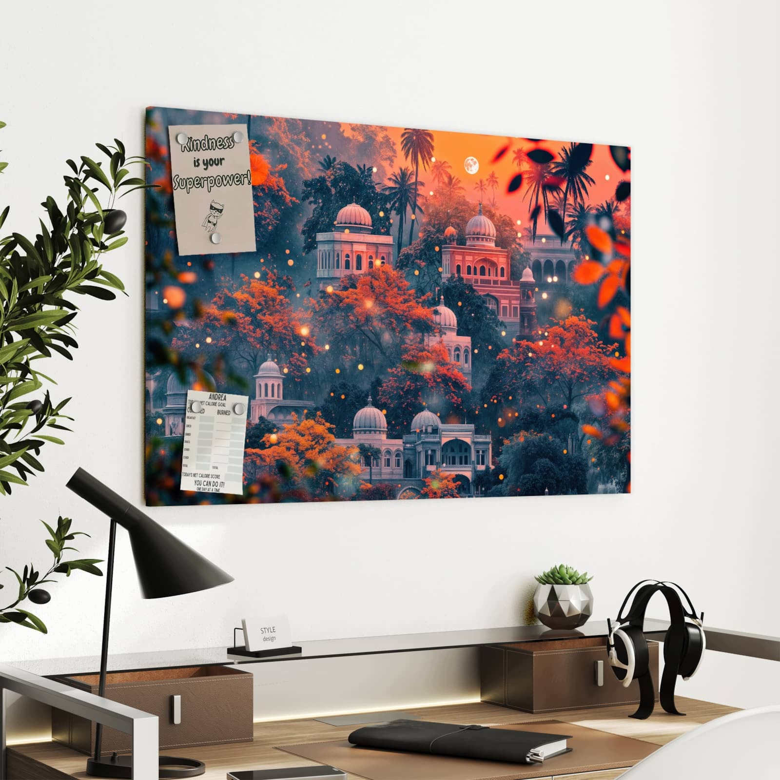 Magnetická tabule Wymarzony Chrám 90 × 60 cm