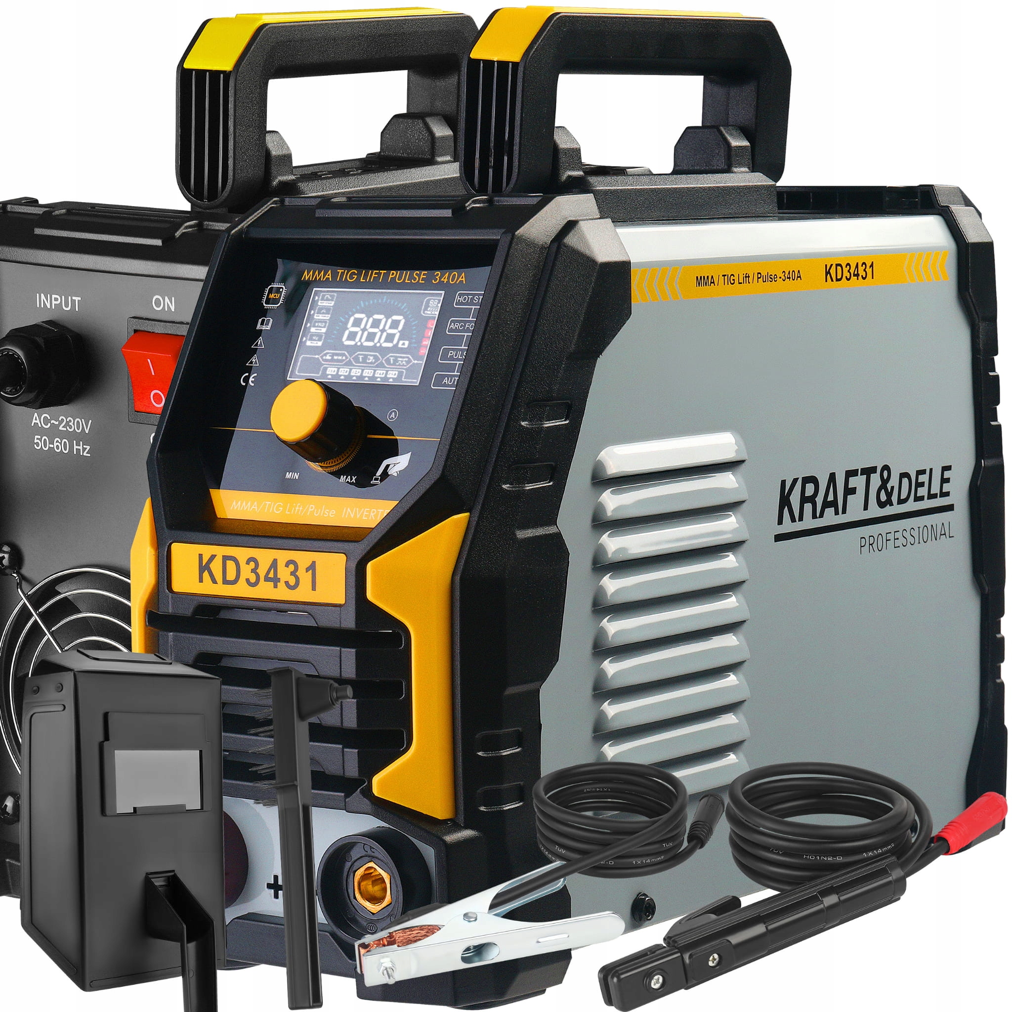 Invertorová Svářečka Mma Tig Lift Pulse Robustní 340A KD3431 Kraft&dele