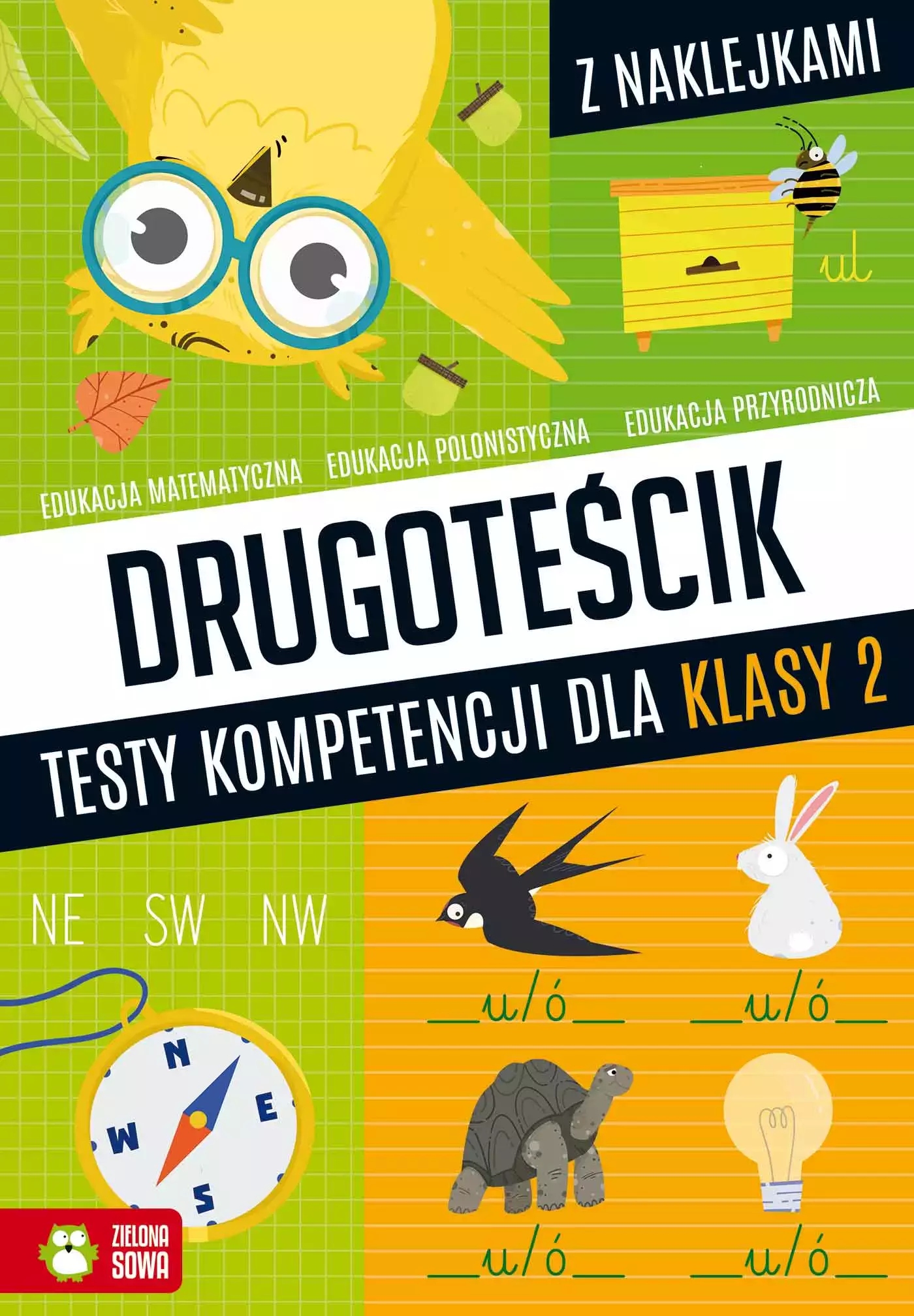 Drugoteścik. Testy kompetencji dla klasy 2. Zielona Sowa