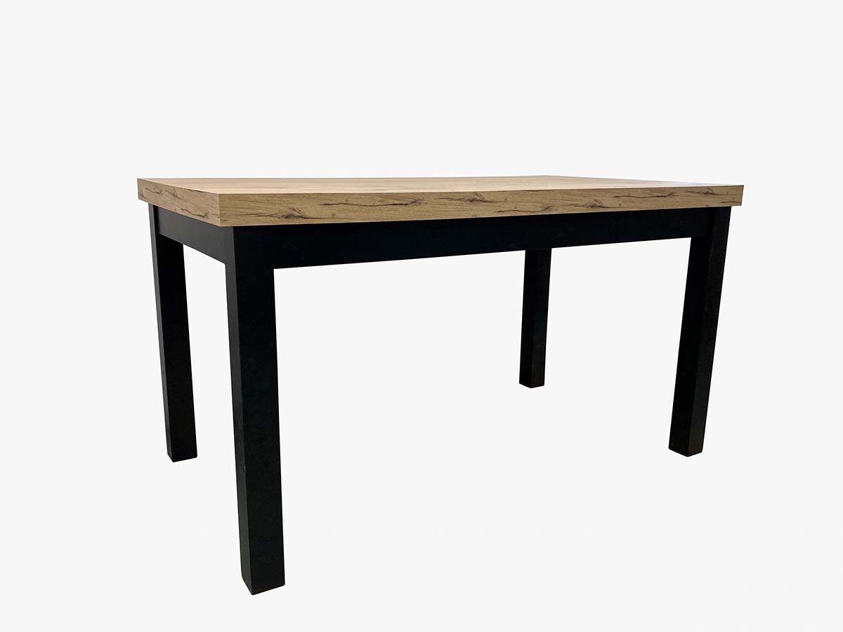 Prostokątny Stół Rozkładany TIAGO 140/220 x 80 x 76 Dąb Craft Grubość blatu 5.4 cm