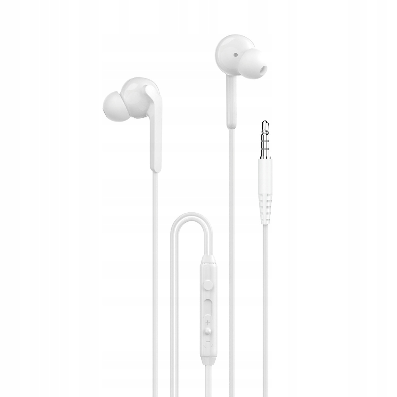 Słuchawki dokanałowe Dudao X3+ przewodowe minijack 3,5mm białe Dudao