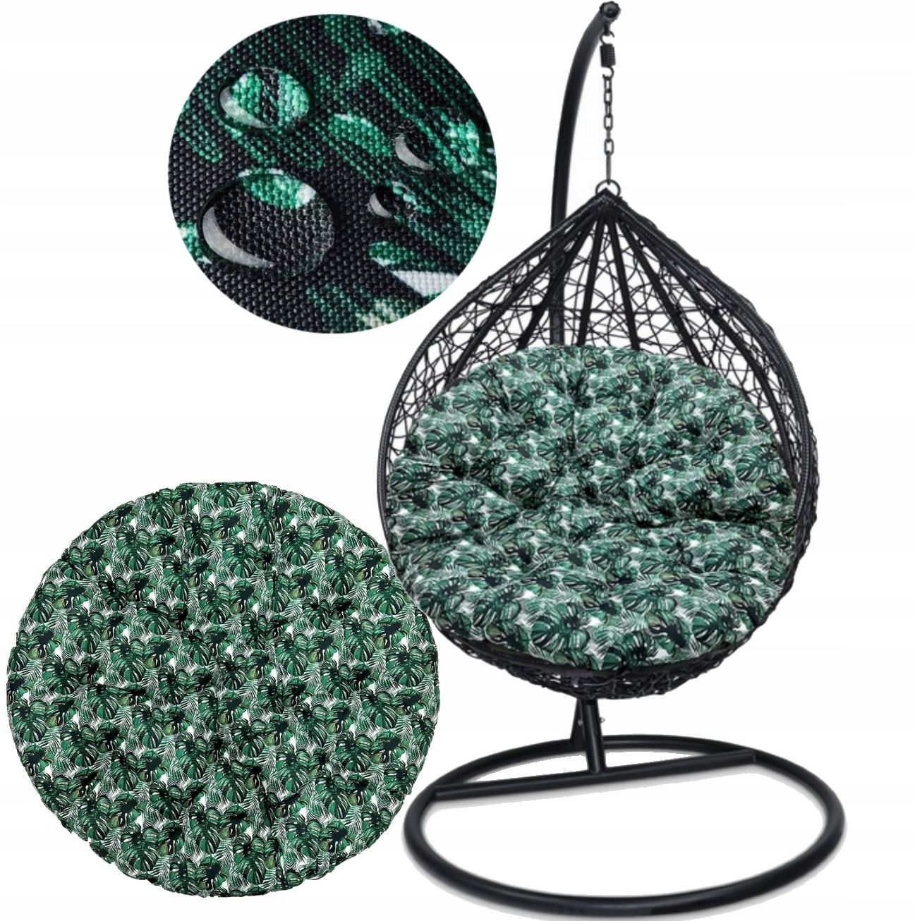 

Poduszka na fotel kokon Wiszący Gniazdo bociana Ex