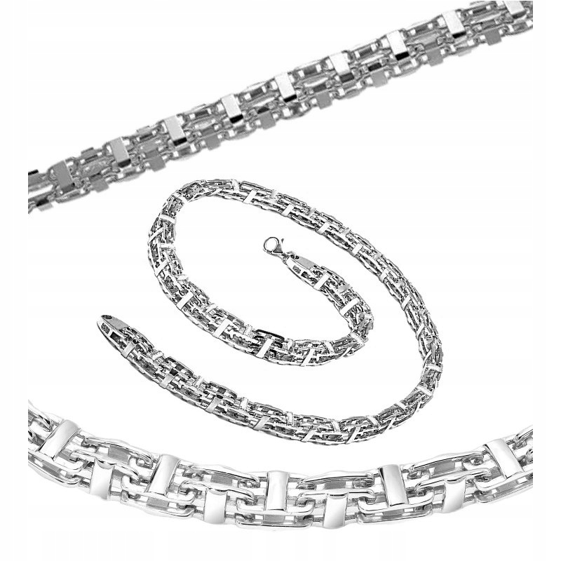 Łańcuch srebro925 splot magnum cage bugatti 6mm41g