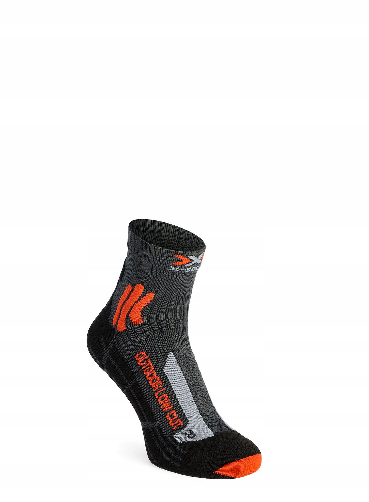 Skarpety trekkingowe X-Socks Trek Outdoor Low Cut anthracite/orange 35-38
