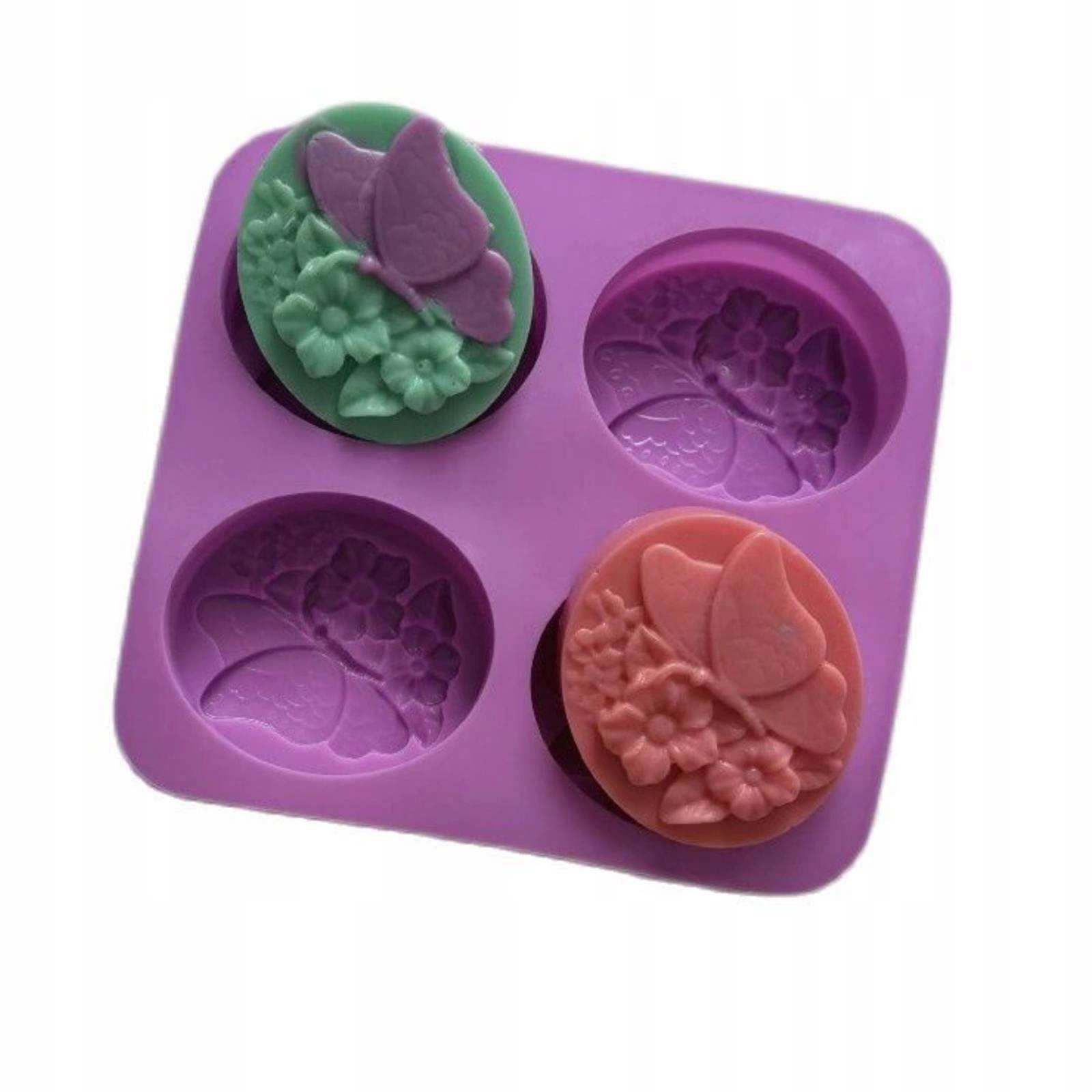 

Foremki do mydeł glicerynowych Motyle 6 szt.