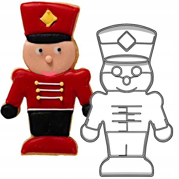 

Foremka Dziadek do orzechów 10 cm żołnierzyk