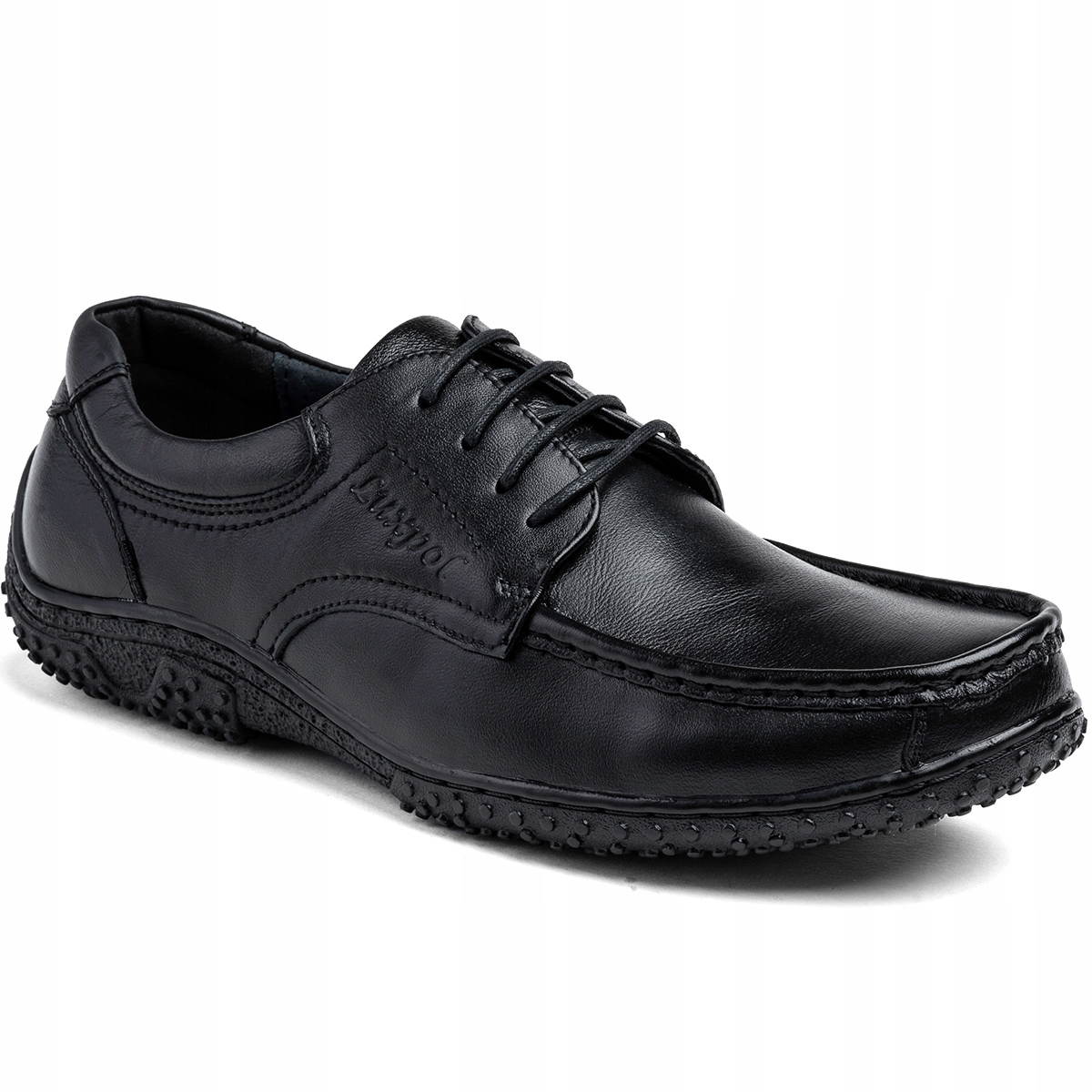 Polobotky měkké Kožené elegantní, pohodlné, šněrovací, stabilní Luxpol 41