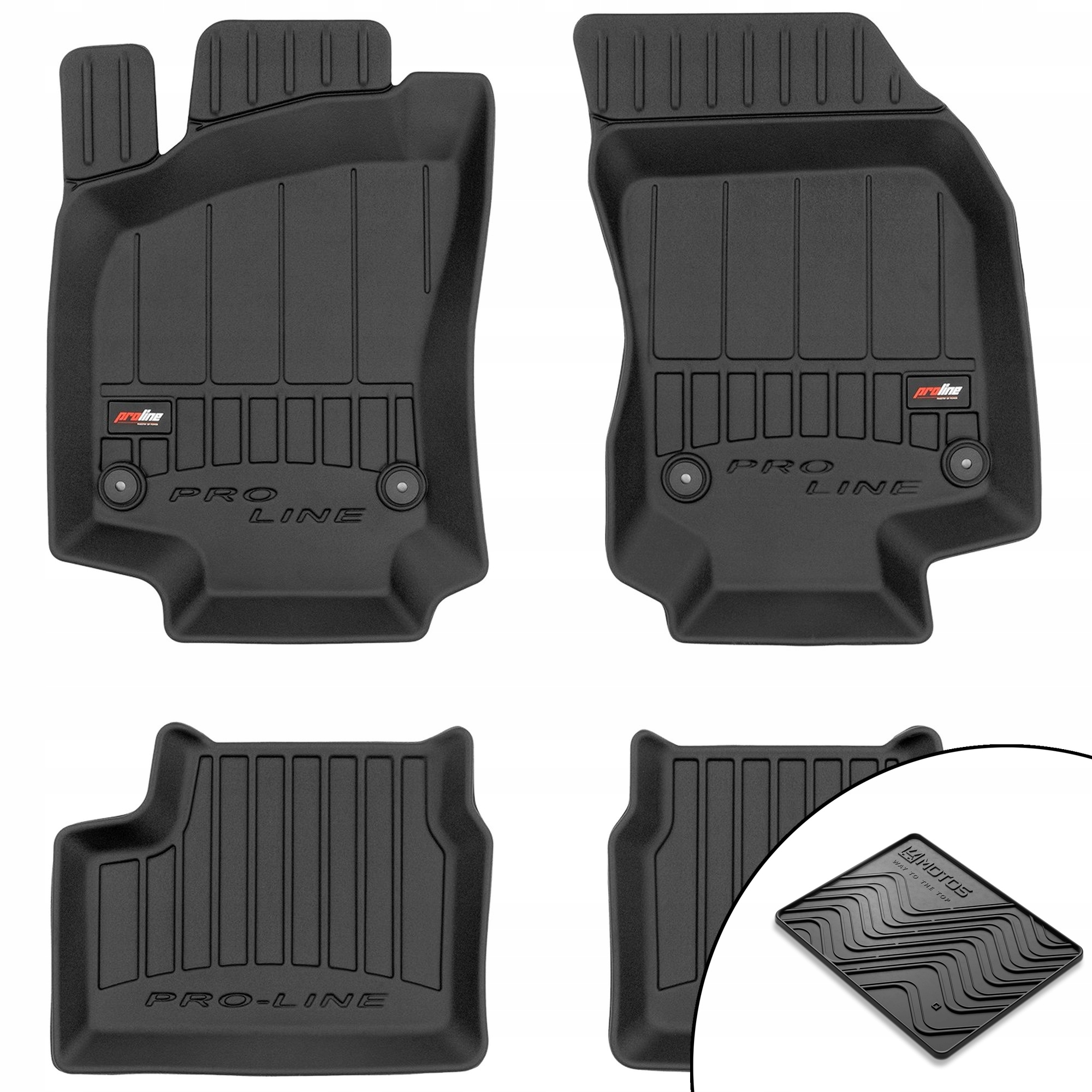 Dywaniki gumowe 3D Opel Astra H 2004-2014 +mata