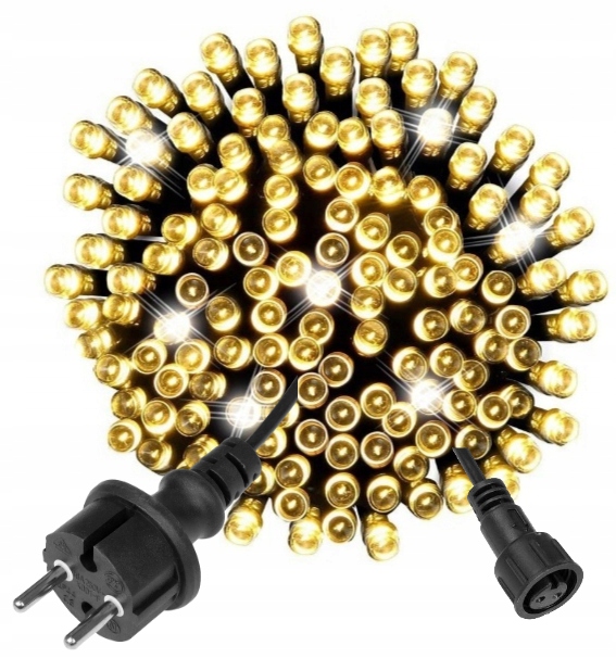 

Lampki choinkowe 500 Led 25m Flash biały