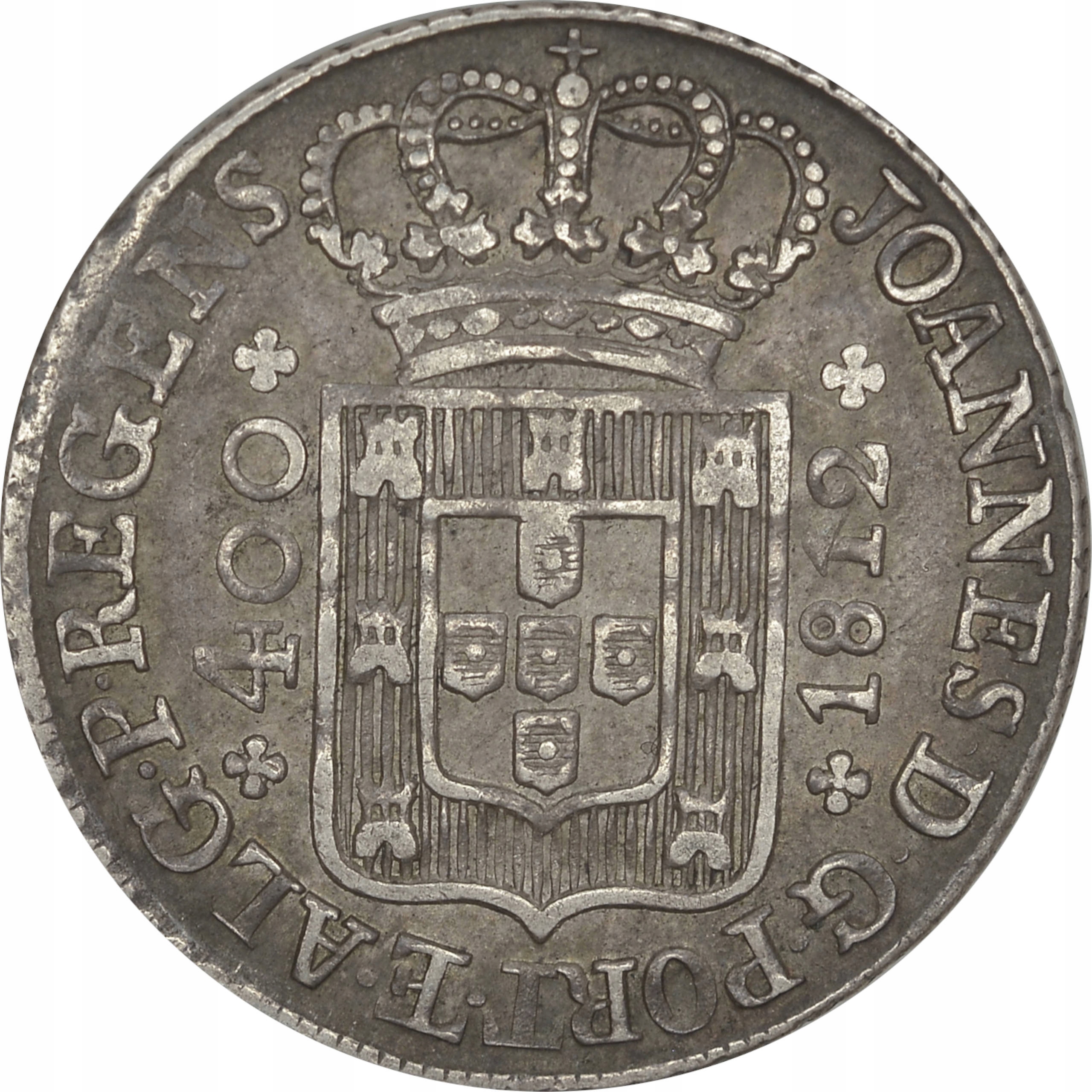 12.iu.PORTUGALIA, JAN VI, 400 REIS 1812
