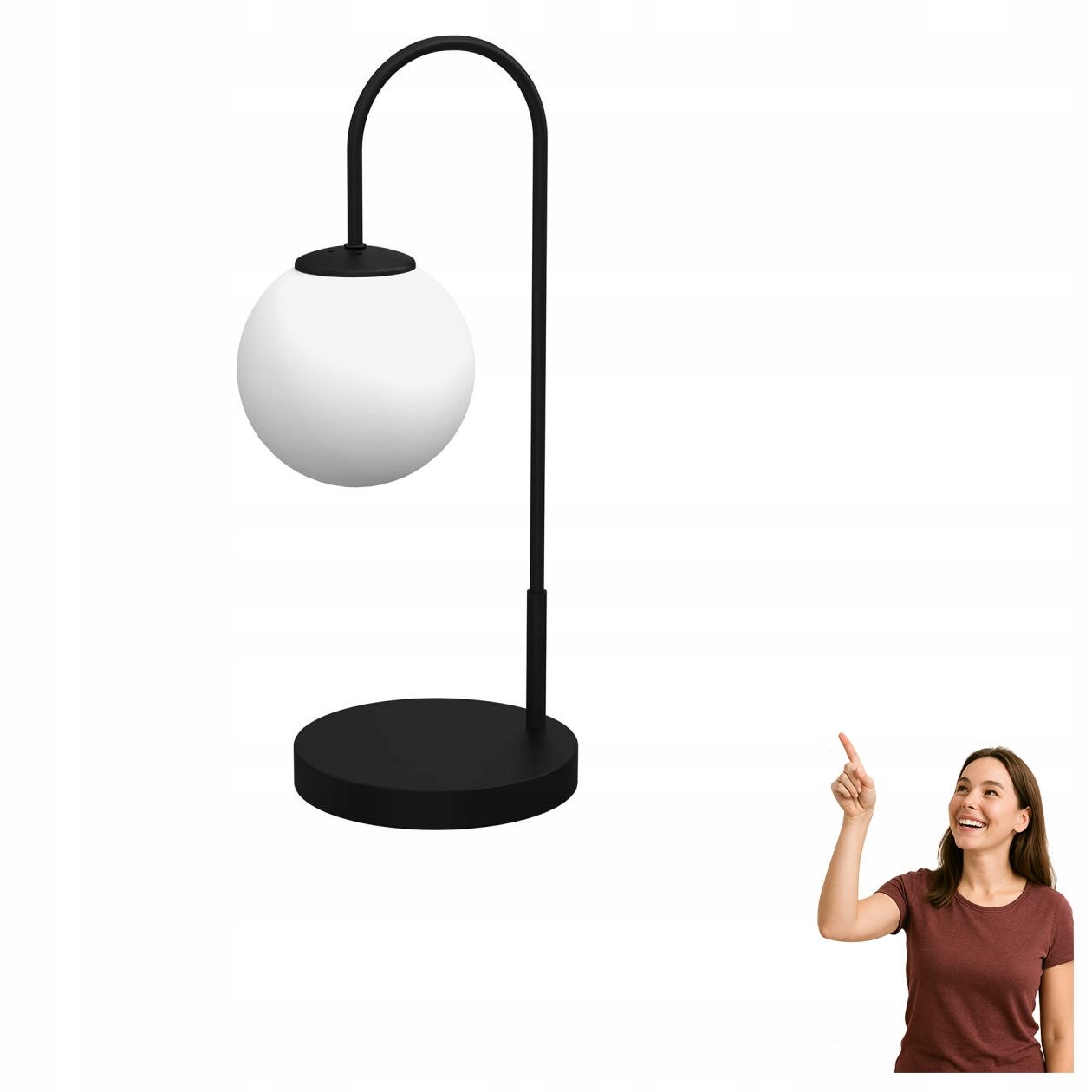 Kancelárska guľová lampa Cambridge 3197 Luminex