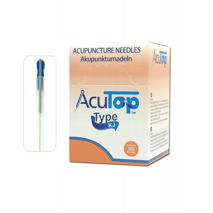 Igły Do Akupunktury I Suchego Igłowania Z Prowadnicą Kj 0,30 X 40 MM