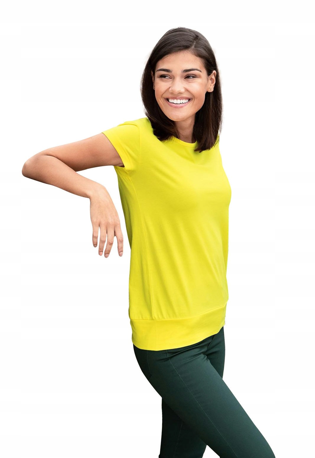 

Damska koszulka T-shirt Malfini City cytrynowy M