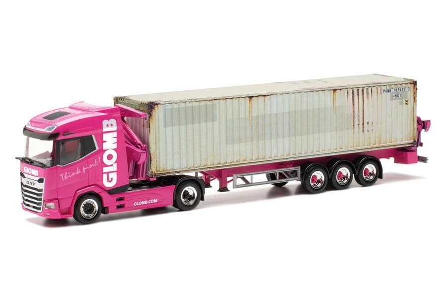 Herpa 954426 Daf Xg 40 stop Kontejner Glomb