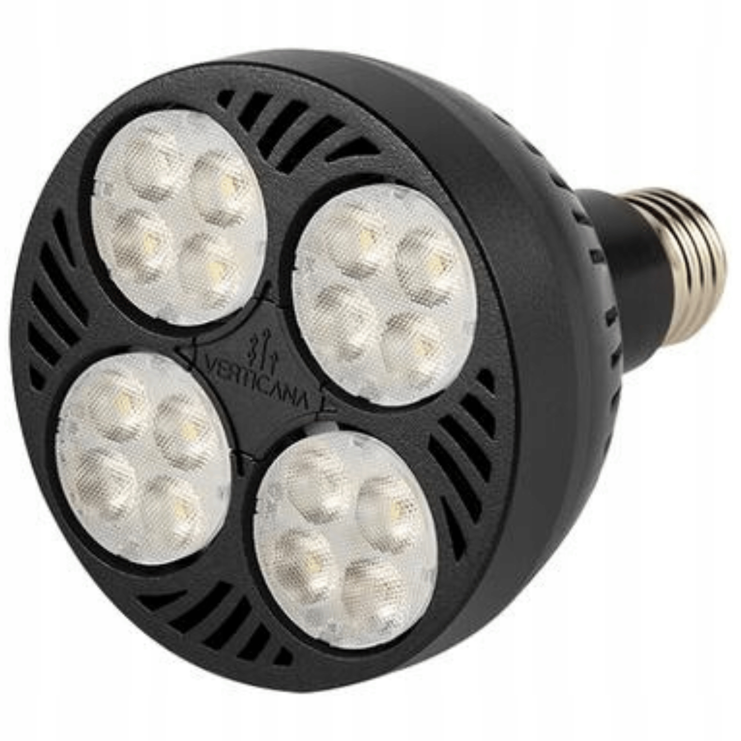 Žárovka na rostliny 80° Led E27 35W 3300lm Verticana Černá lampa na rostliny