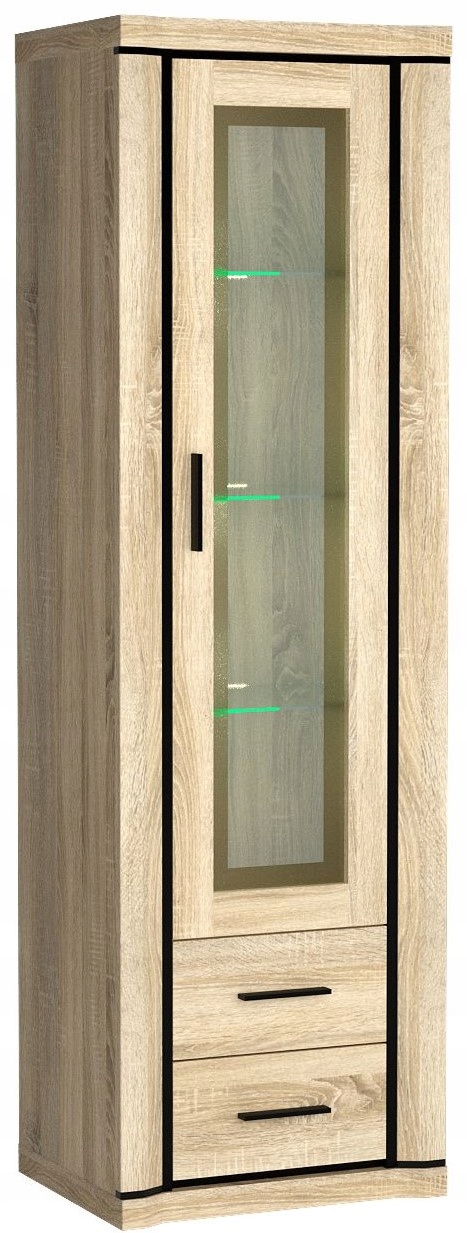 WITRYNA wąska DALLAS D-16 sonoma truflowy + LED