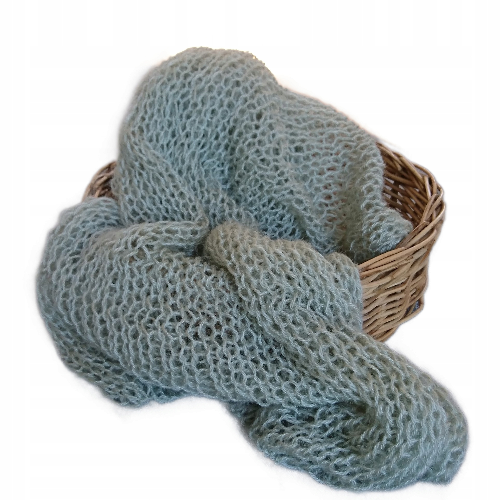 PODUSZECZKA DO SESJI FOTO NEWBORN PODUSZKA AKSAMIT VELVET MIĘTA Marka inna