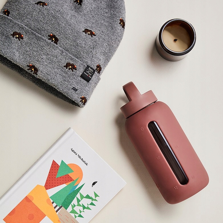 MUUKI motywacyjna butelka na wodę 720 ml Chocolate Marka Muuki