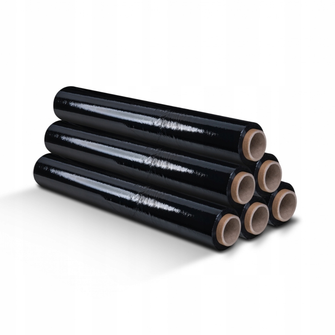 FOLIA STRETCH 3 KG XL STRECZ CZARNA DOBRZE KRYJĄCA BARDZO MOCNA 2,5kg NETTO