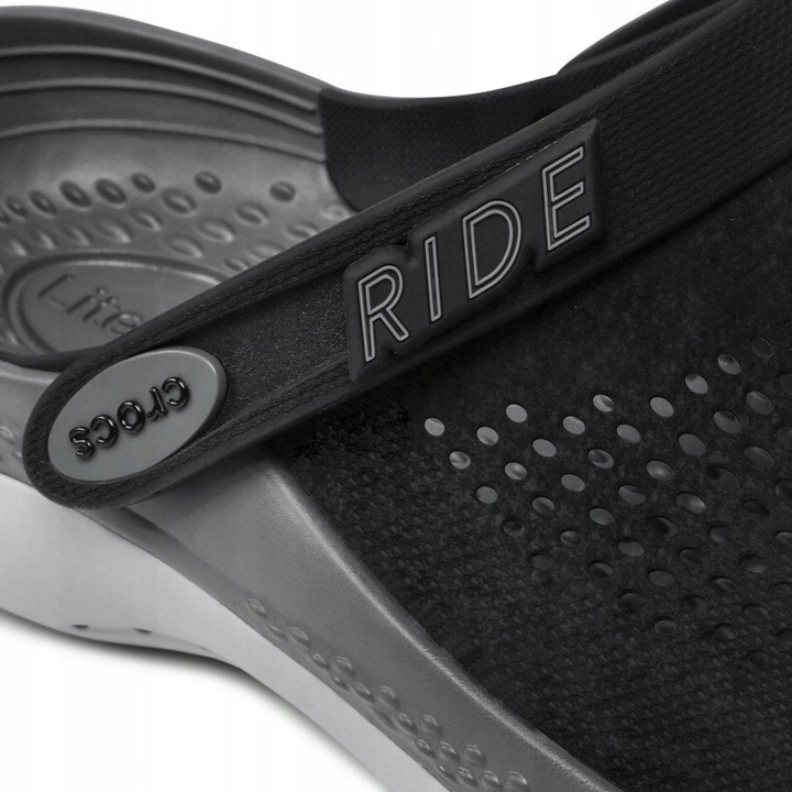 KLAPKI MĘSKIE CROCS LITERIDE CZARNE ROZMIAR 48-49 Rozmiar 48